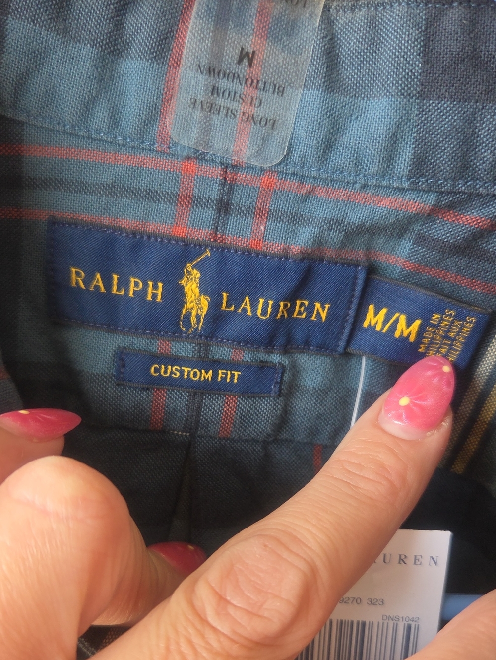 Polo Ralph Lauren Shirt Mens M Plaid 100% Cotton Button Down NWT Long Sleeve - Picture 2 of 10